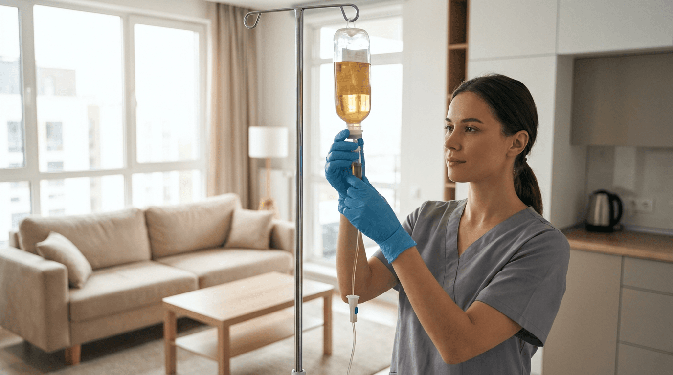 Perfusion de vitamines a domicile